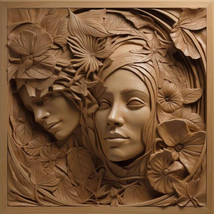 نموذج ثلاثي الأبعاد لآلة CNC 3D Art 